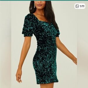 NWT Altar’d State Candice Sequin Dress Small